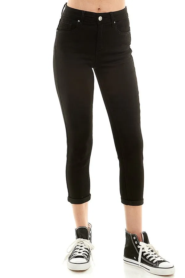 REPREVE SUSTAINABLE ROLLED CUFF CAPRI