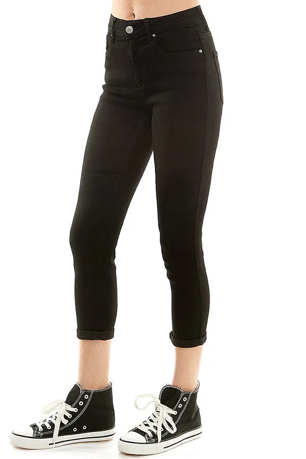 REPREVE SUSTAINABLE ROLLED CUFF CAPRI