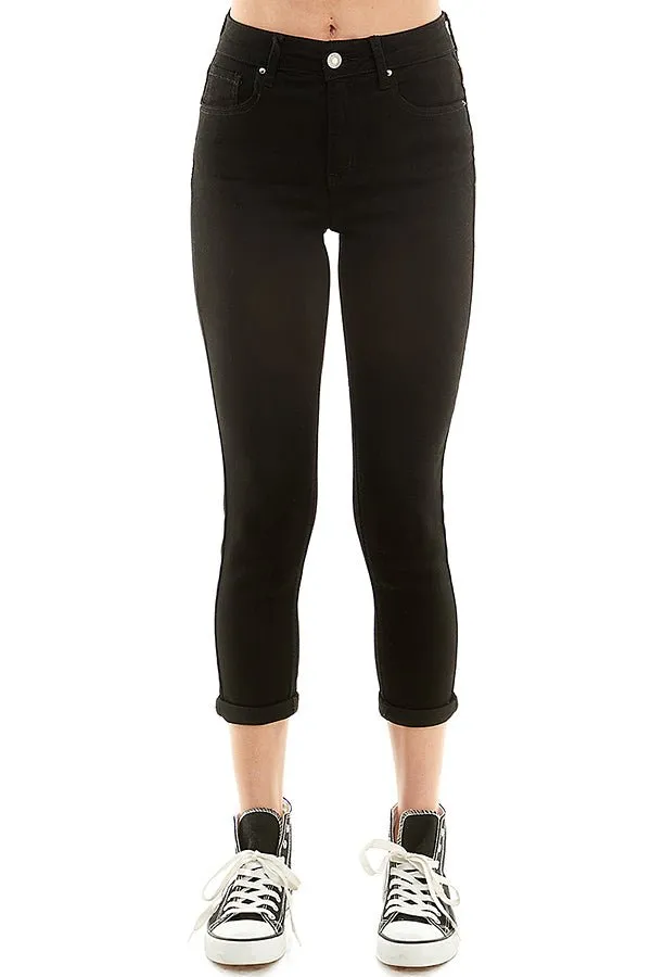 REPREVE SUSTAINABLE ROLLED CUFF CAPRI