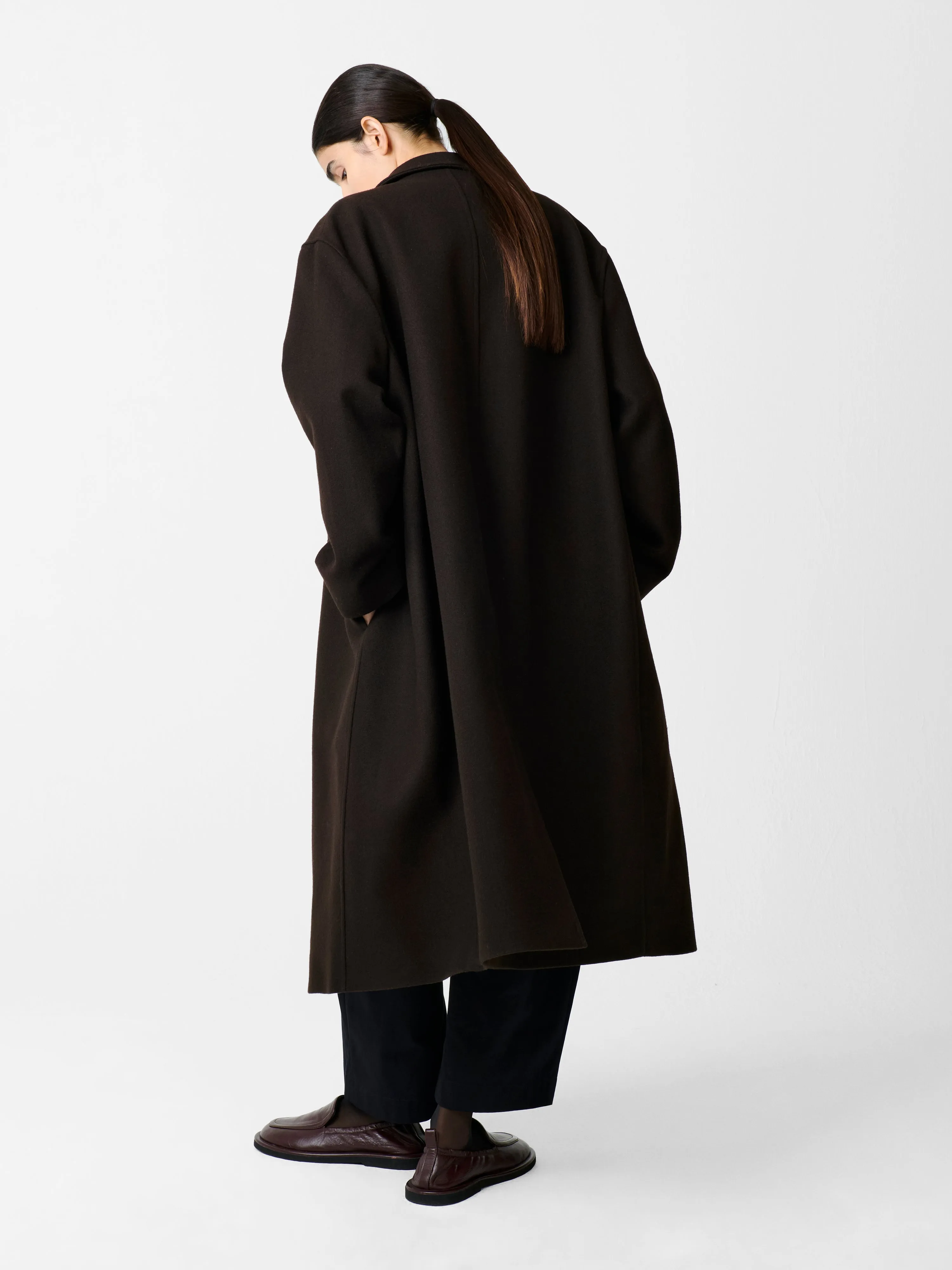 Ria Coat in Espresso