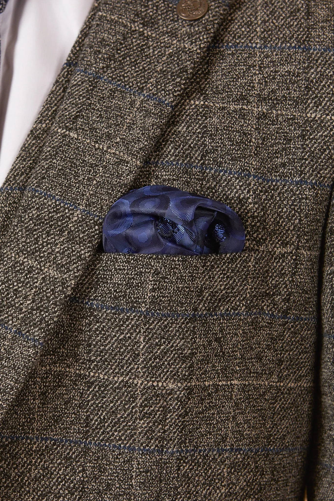 SCOTT - Grey Tweed Check Two Piece Suit