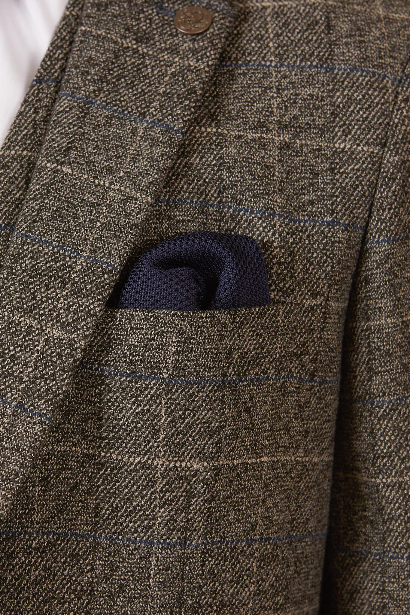 SCOTT - Grey Tweed Check Two Piece Suit