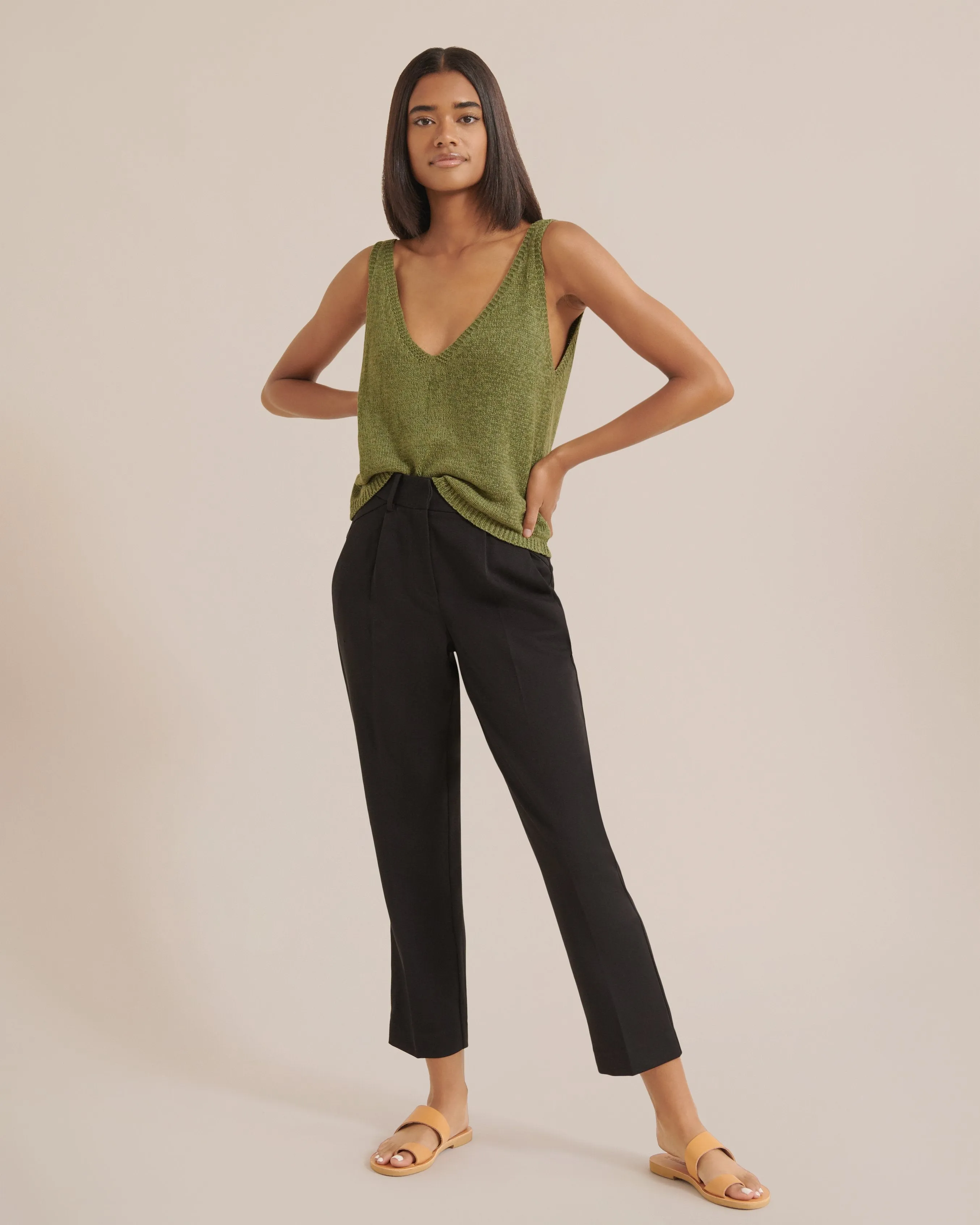 Selma Tapered-Leg Trousers