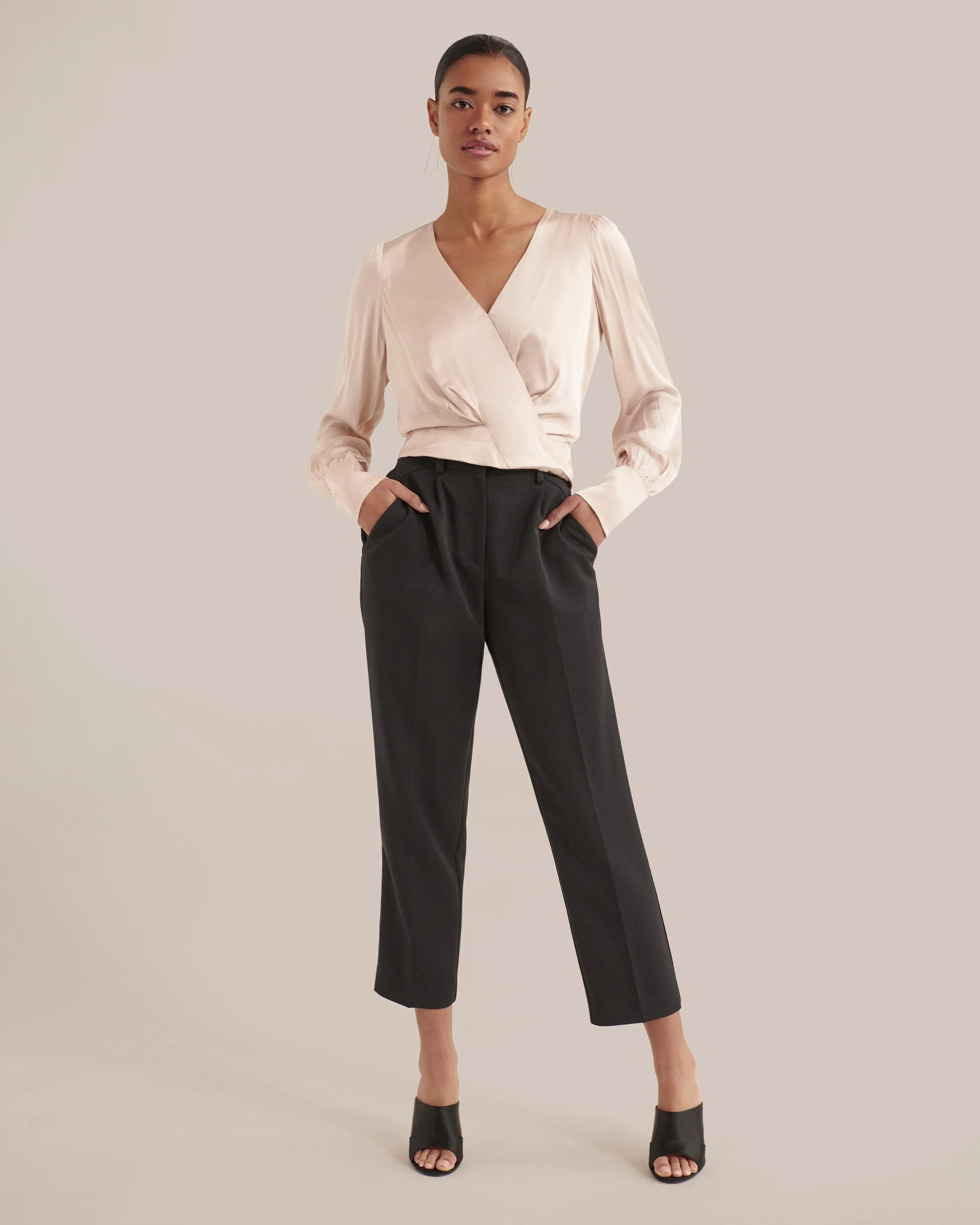 Selma Tapered-Leg Trousers