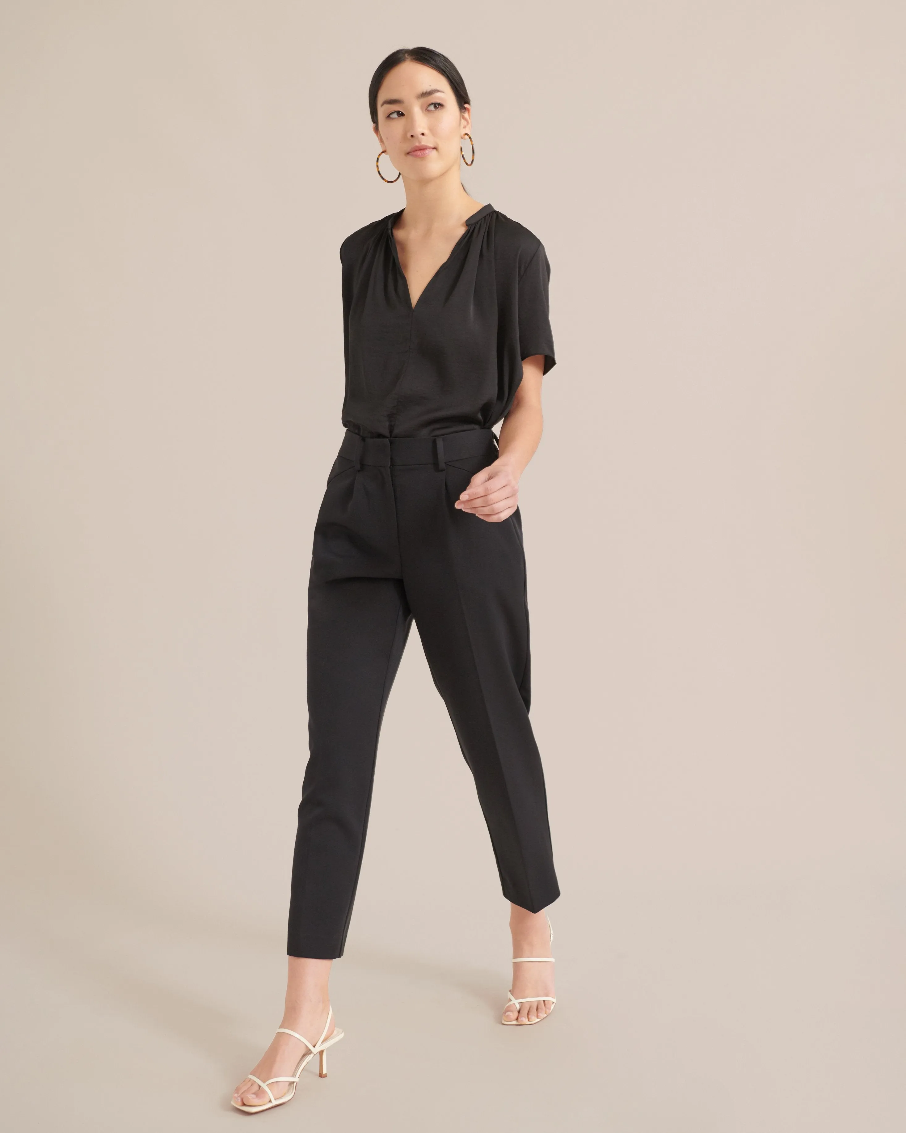 Selma Tapered-Leg Trousers