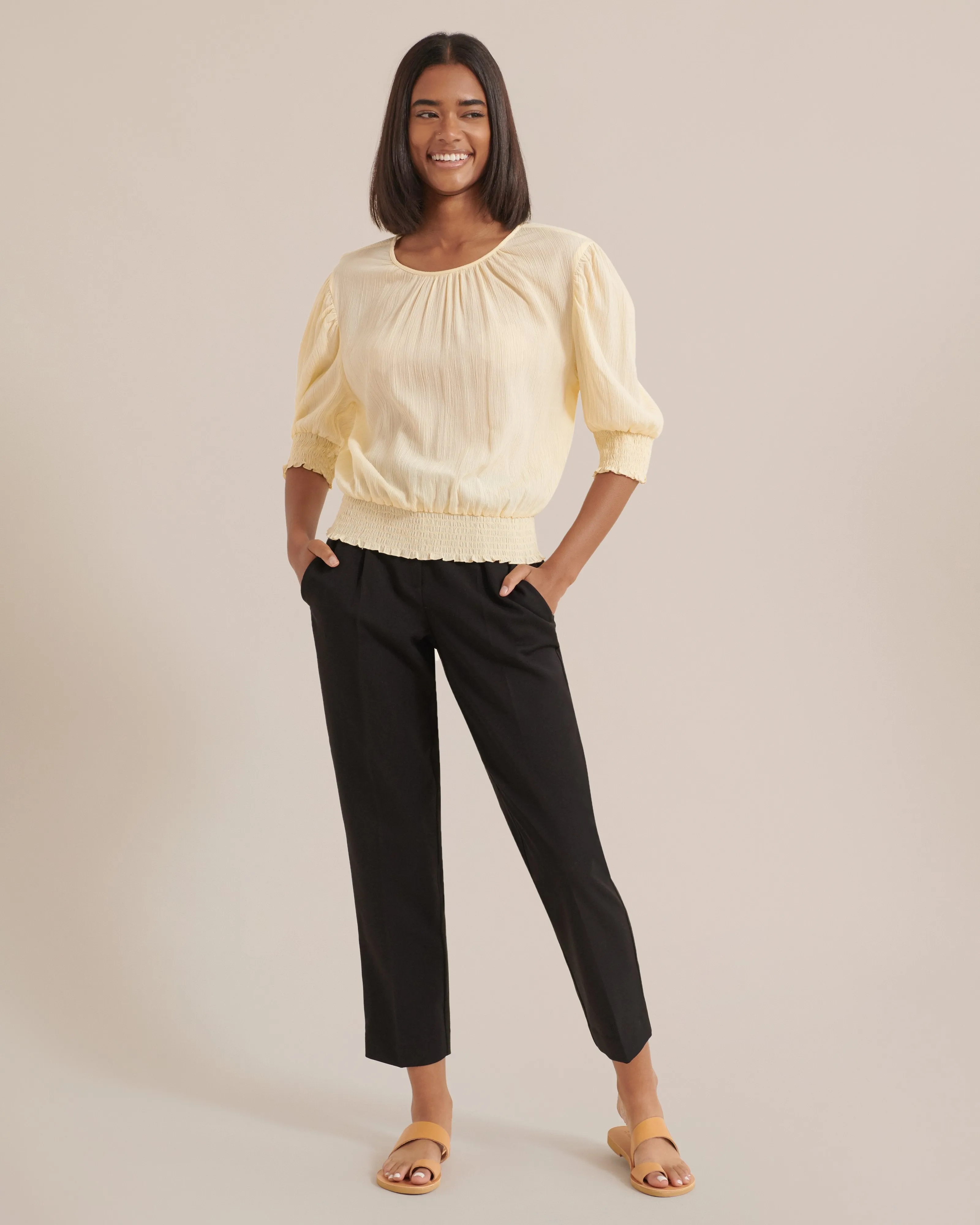 Selma Tapered-Leg Trousers