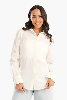 Shirt with Full Hidden Placket