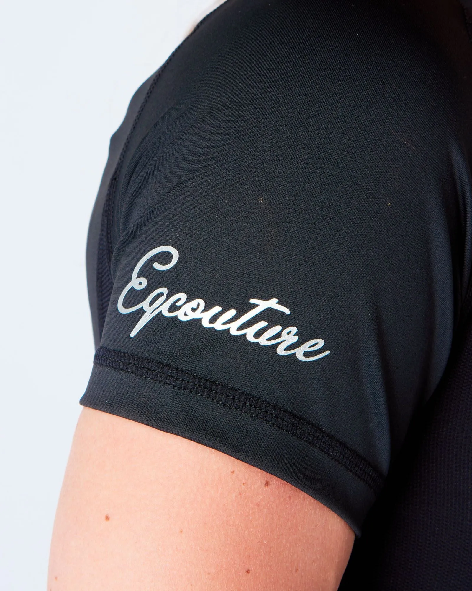 Short Sleeve Equestrian Technical Base Layer - ALL BLACK