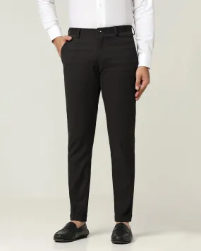 Slim Fit B-91 Formal Black Striped Trouser - Ben