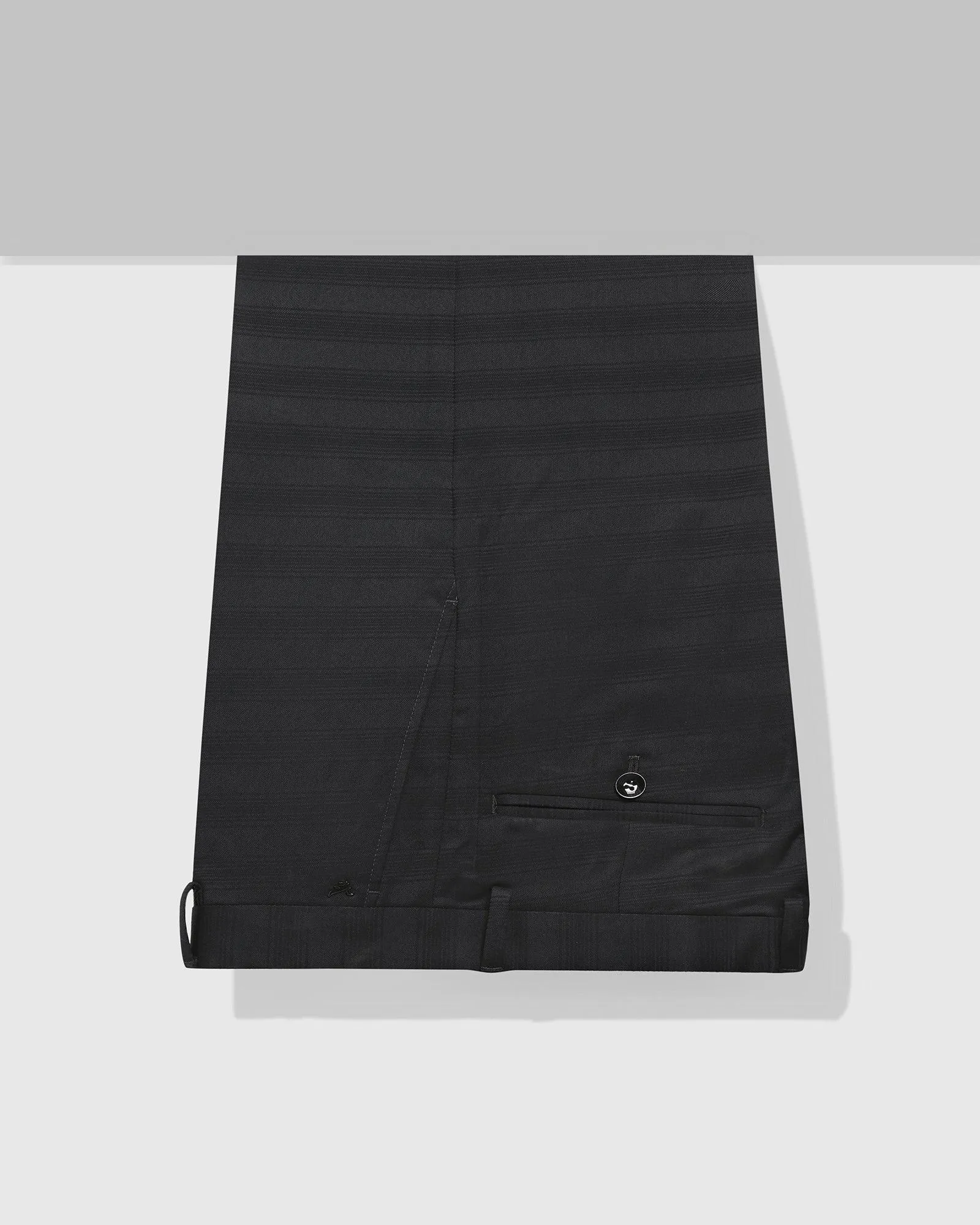 Slim Fit B-91 Formal Black Striped Trouser - Ben