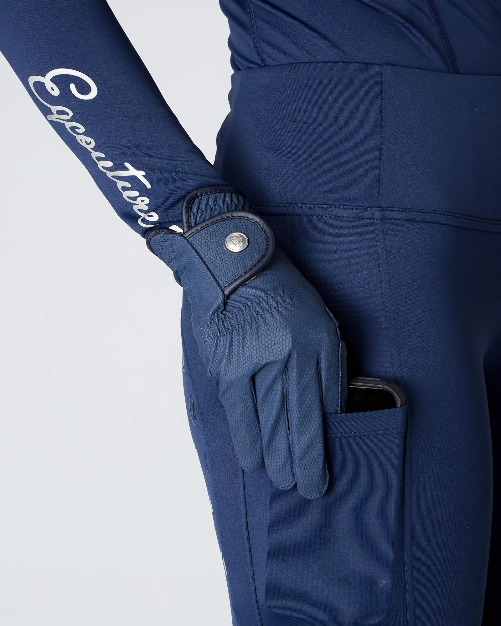 SmartGrip Horse Riding Gloves - NAVY