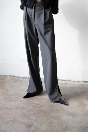 STRAIGHT LEG PANT WITH SIDE SLITS