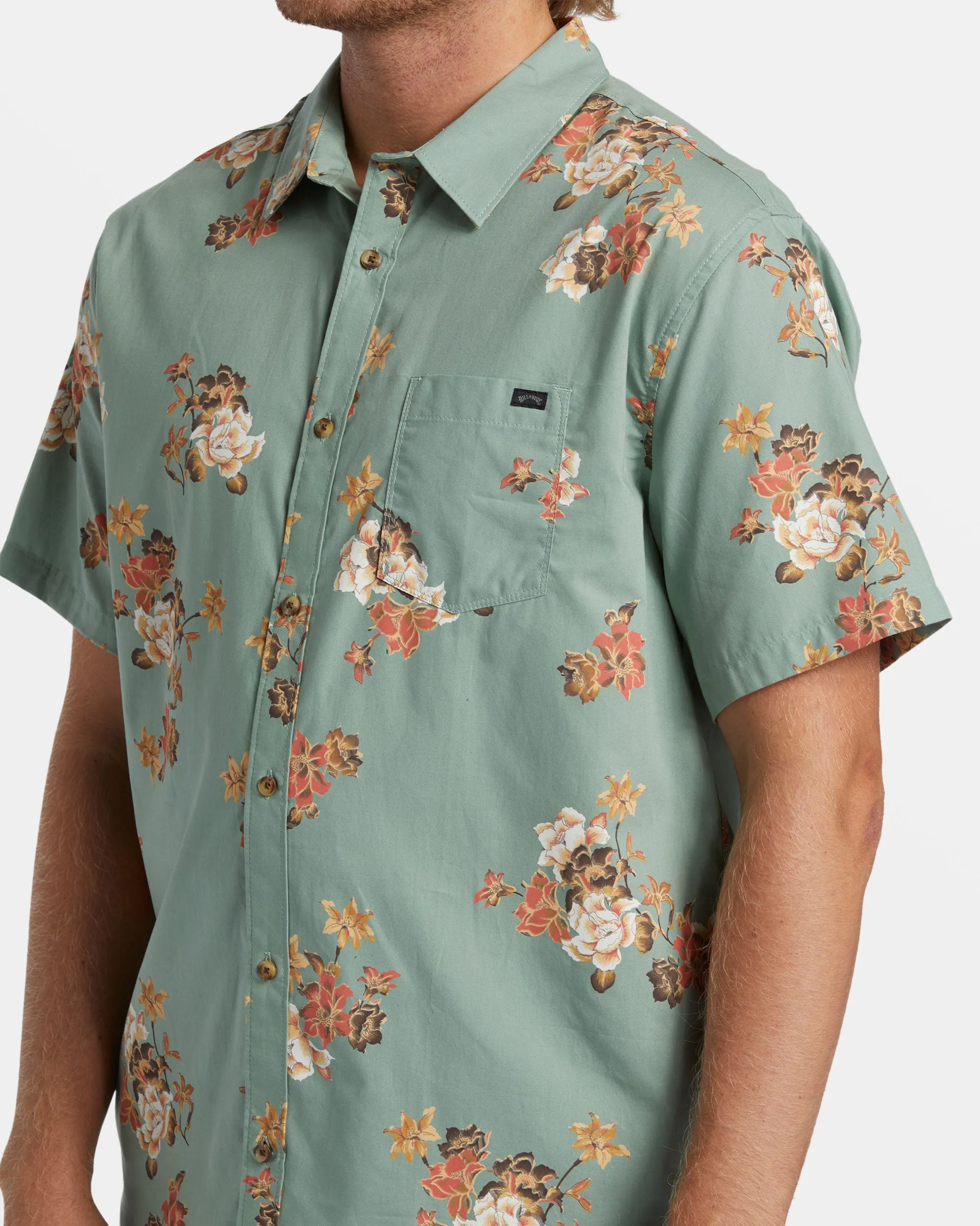 Sundays Mini Short Sleeve Shirt - Sage