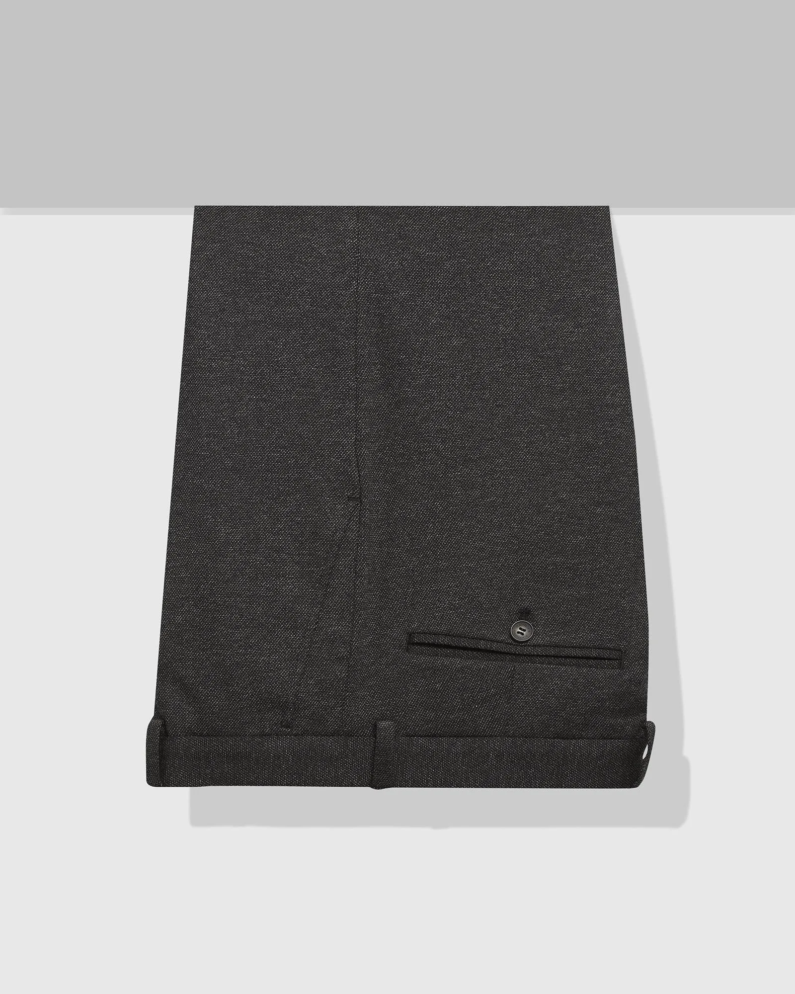 Super Slim Phoenix Formal Charcoal Textured Trouser - Logan