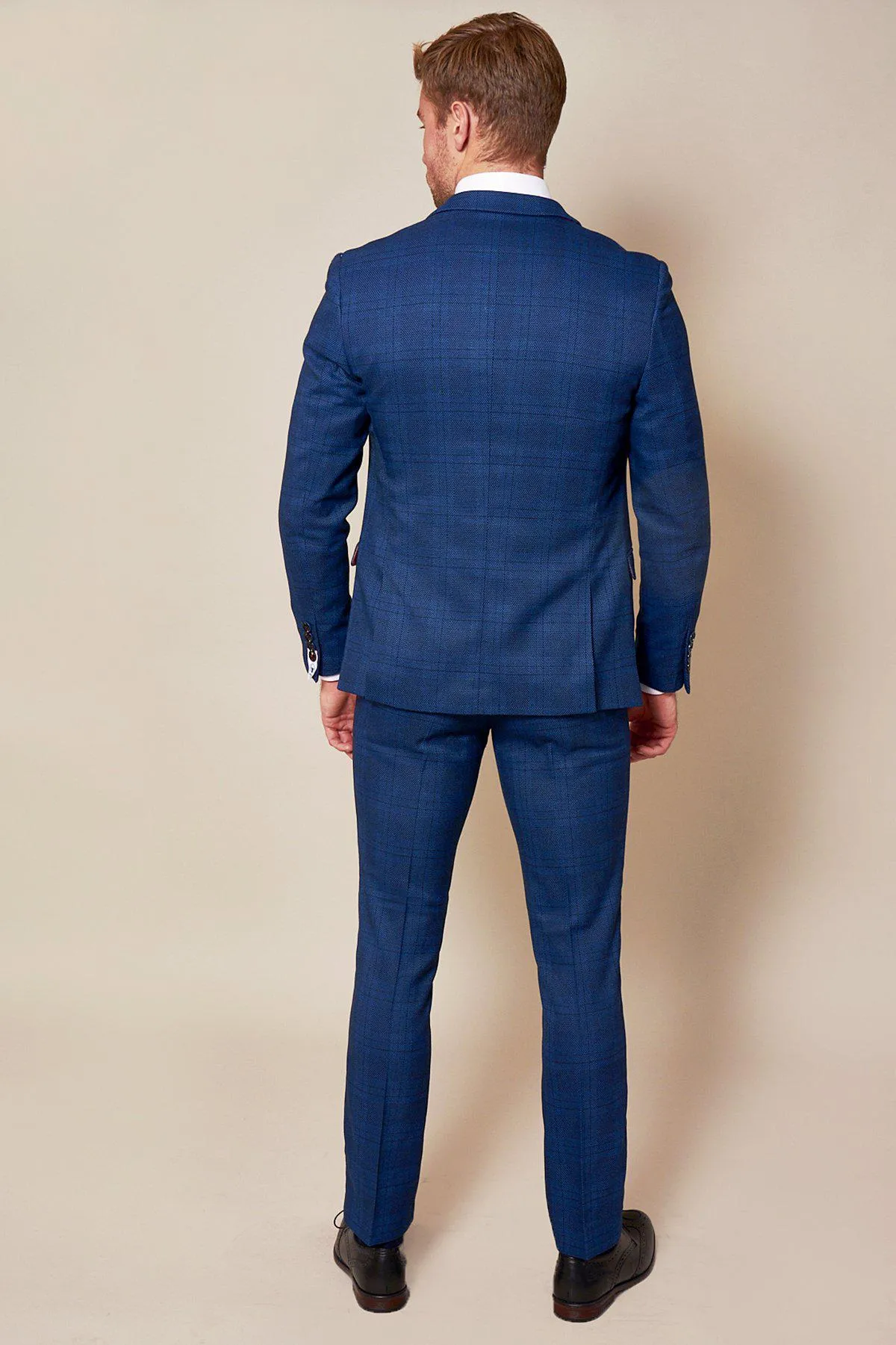 The WBA Collection - JERRY Blue Suit with Jerry Grey Waistcoat As Worn By Jeremy Sarmiento