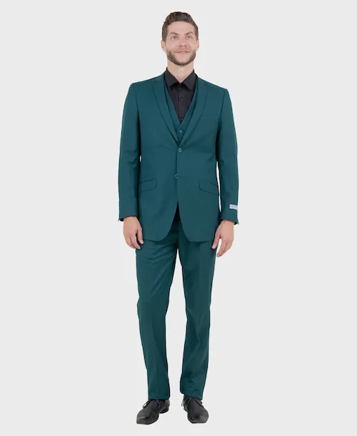 Tidepool 3 Piece Slim Fit Vested Suit