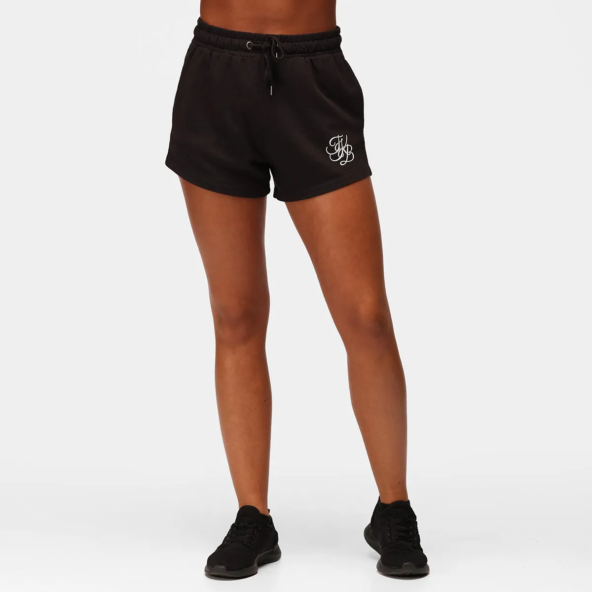 TKB Black Ladies Terry Shorts