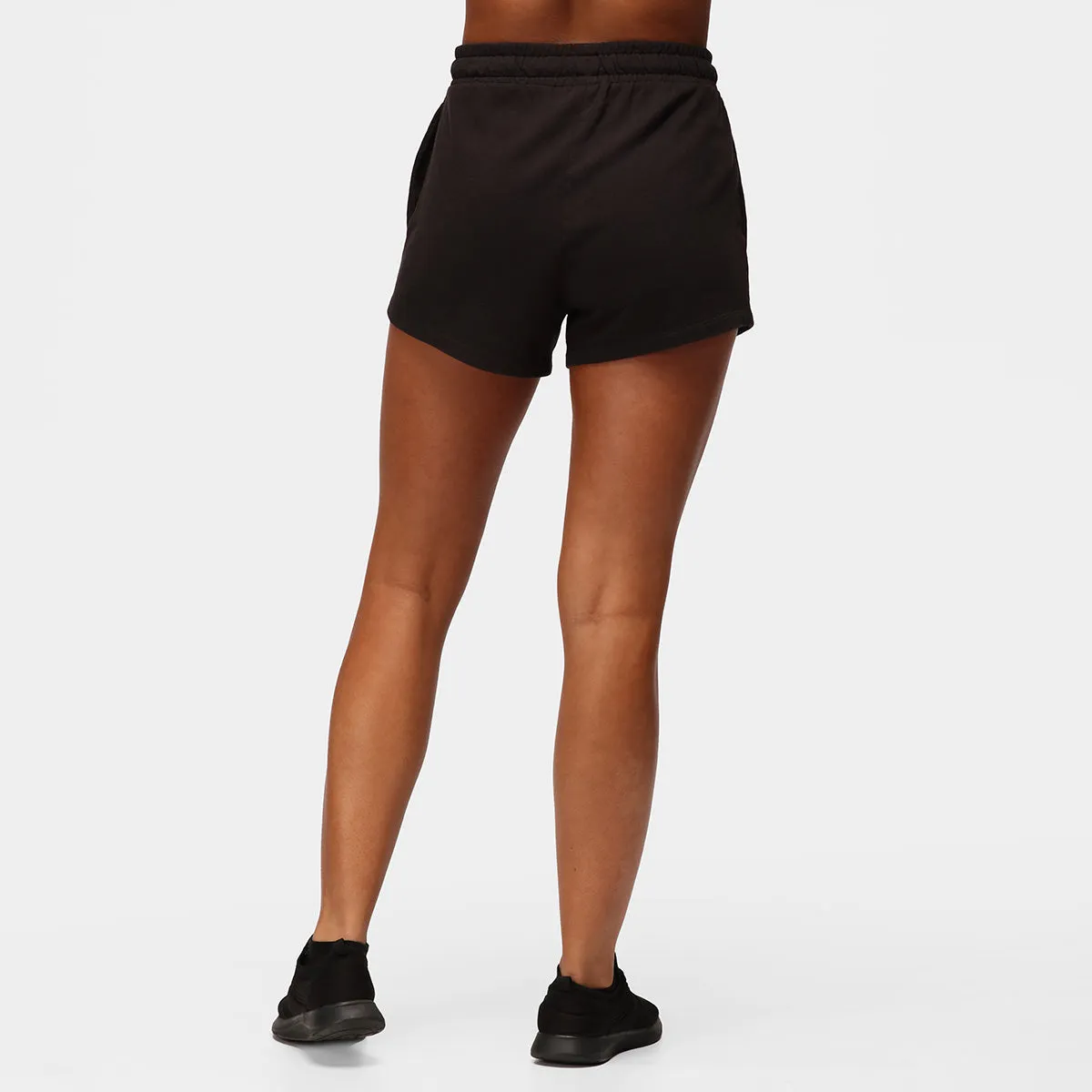 TKB Black Ladies Terry Shorts