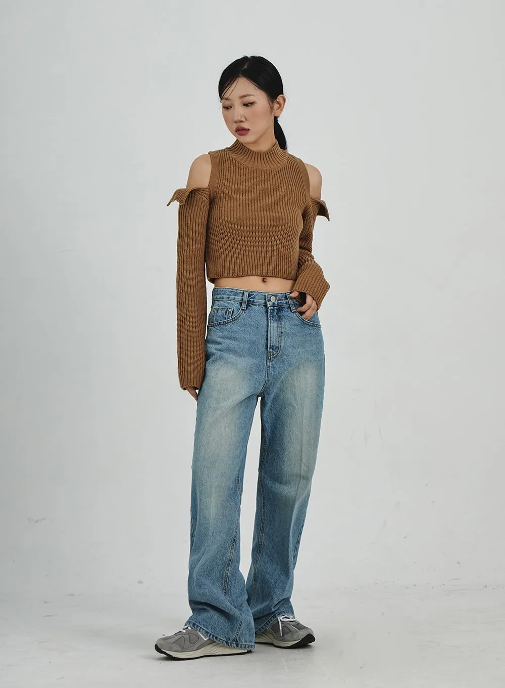 Wide Bootcut Jeans CD02