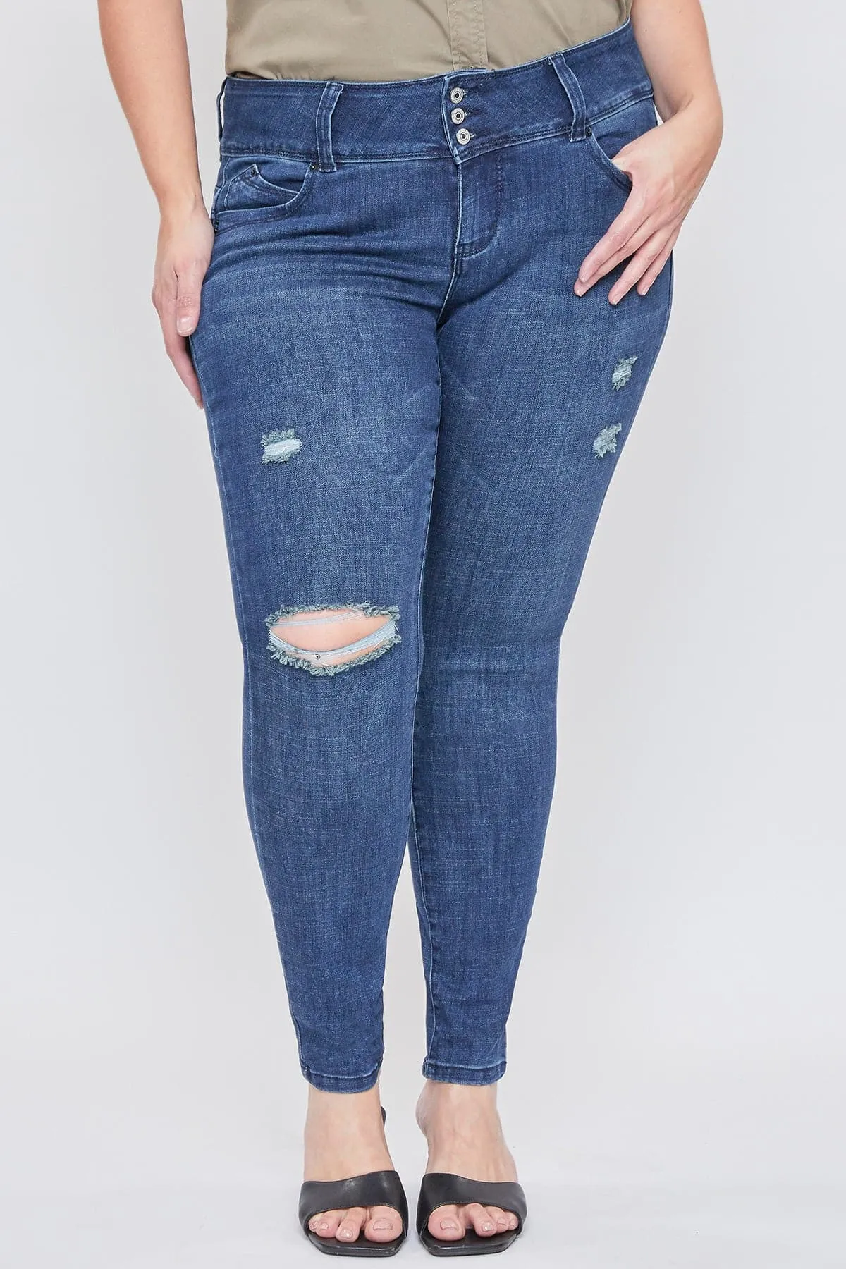 Women's Plus Size Sustainable WannaBettaButt Mid Rise Jeans